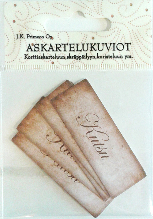 Askartelukuviot Kutsu nostalgia 6kpl