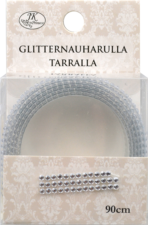 Glitterhelmitarrarulla kirkas 90cm