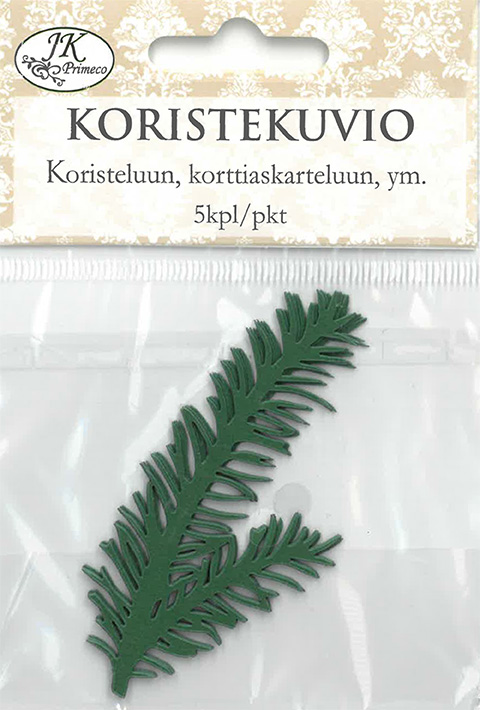 Koristekuvio Havu vihreä 5kpl