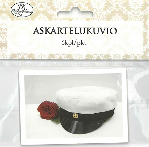 Askartelukuviot Lakki ja ruusu 6kpl