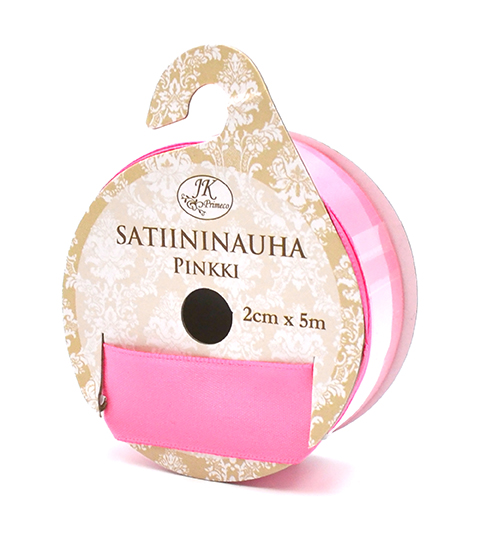 Satiininauha 2cm x 5m pinkki