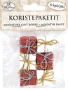 Koristepaketit punavalkoinen 6kpl