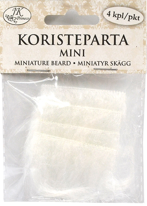 Koristeparta mini valkoinen 4kpl