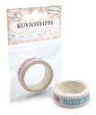 Kuvioteippi 1,5cm x 5m Onnea pastelli 