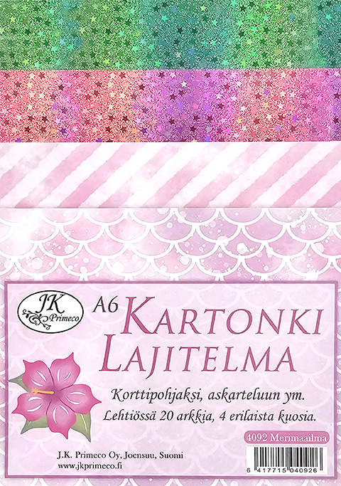 Kartonkilajitelma A6 Merimaailma 20ark