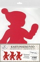 Kartonkikuvio Tonttu 30cm 3kpl