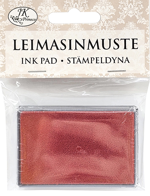 Leimasinmuste 6x4cm punainen