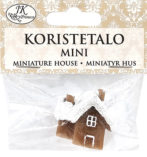 Koristetalo mini ruskea