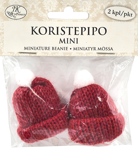 Koristepipot mini punainen 2 2kpl