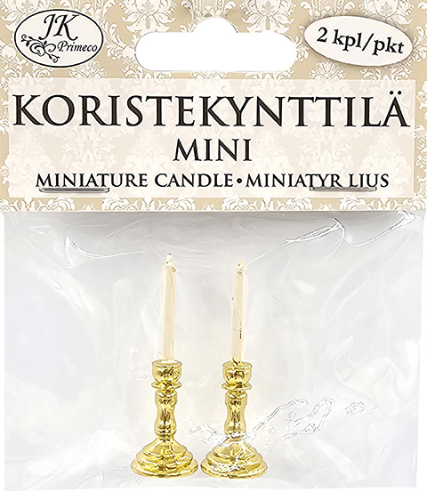 Koristekynttilät 2kpl