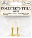 Koristekynttilät 2kpl