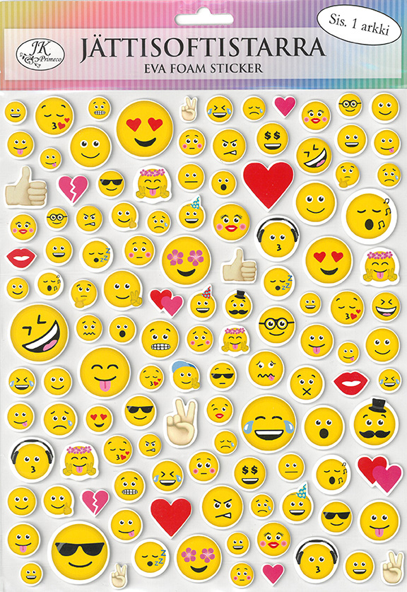 Jättisoftistarra-arkki Emoji