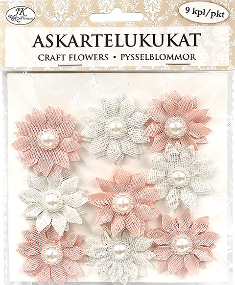 Askartelukukat Gerbera pastellilajitelma 9kpl