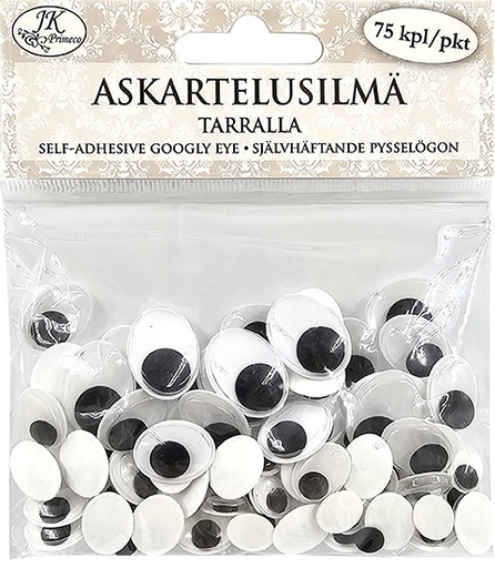 [4595] Askartelusilmätarra soikea 75kpl