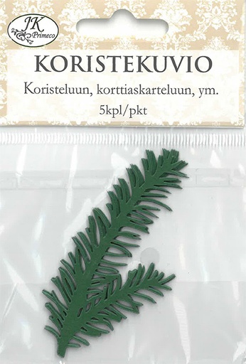 [2886] Koristekuvio Havu vihreä 5kpl