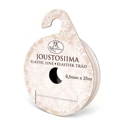 [3730] Joustosiima 0,5mm x 25m kirkas