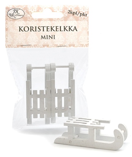 [3835] Koristekelkat mini valkoinen 2kpl