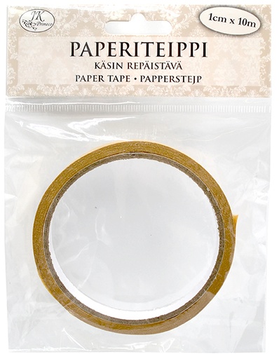 [4018] Paperiteippi 1cm x 10m ruskea