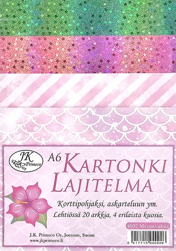 [4092] Kartonkilajitelma A6 Merimaailma 20ark