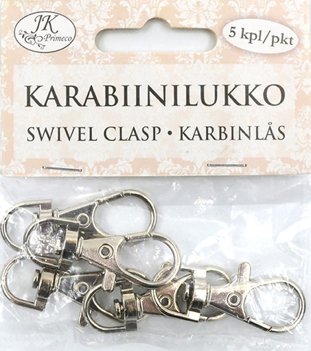 [6904] Karabiinilukko 3,5cm 5kpl