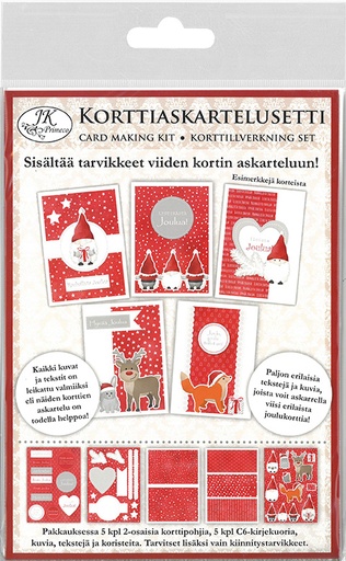 [7396] Korttiaskartelusetti Hauskat tontut