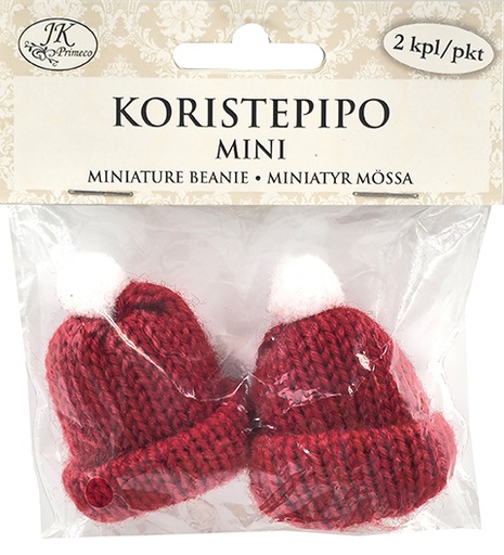 [8397] Koristepipot mini punainen 2 2kpl